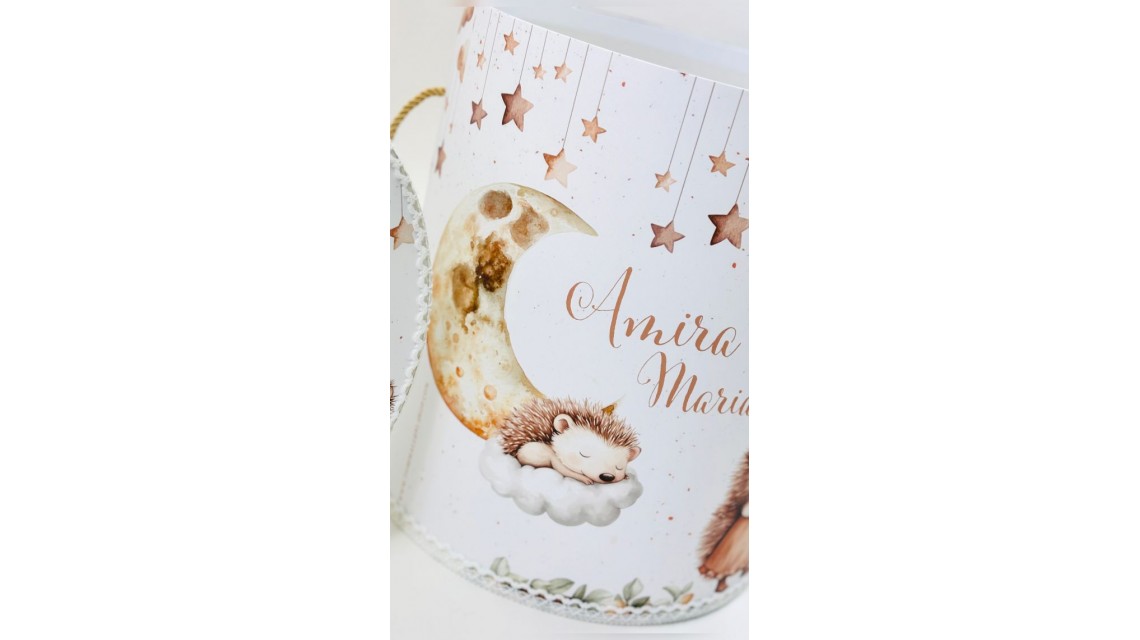 Trusou botez fetita Arici Pogonici cu flori de toamna 16